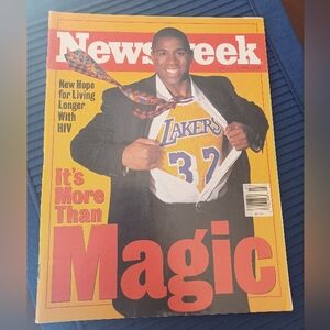 Magic Johnson NEWSWEEK 1996 Magazine
